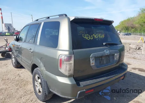 2007 Honda Pilot Ex-L из США, поврежденный, VIN 2HKYF18597H522730
